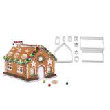 Fotografia upečených častí perníkového domčeka