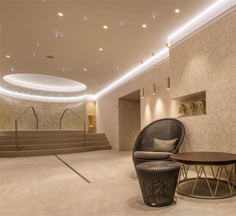 Interiér Boutique hotela alebo wellness zóny v Clubhouse