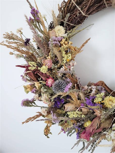 Veniec zo sušených hortenzií