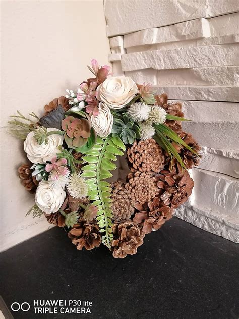 Veniec so sukulentmi