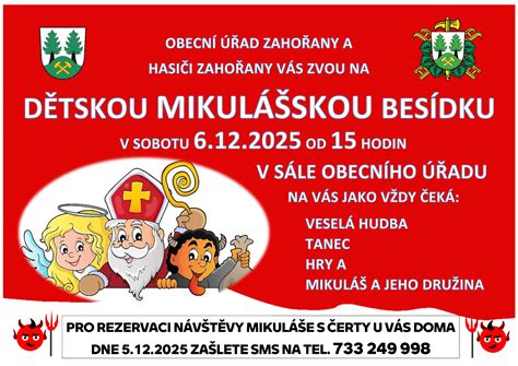 Mikuláš a jeho družina s deťmi v sále