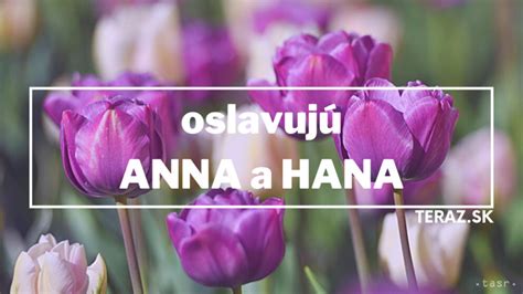 Infografika zobrazujúca pôvod a význam mien Anna, Hana a Aneta.
