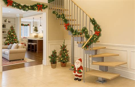 Záber na vianočne vyzdobený interiér s využitím LEGO vianočných setov a dekorácií na stole