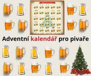 Tematické foto: pivný adventný kalendár s otvorenými okienkami a fľašami piva