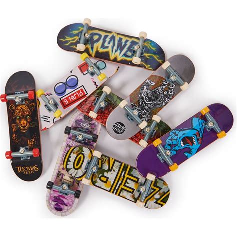 zbierka fingerboardov s rampami a prekážkami