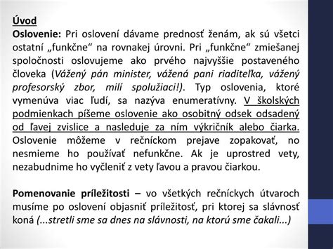schéma štruktúry prejavu: oslovenie, úvod, jadro a záver