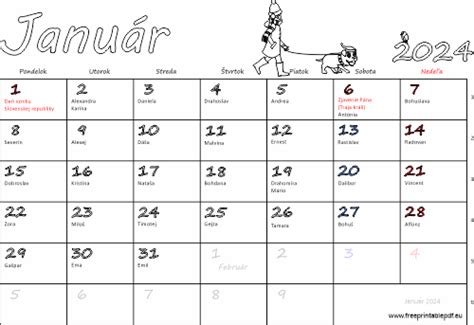 Kalendár zvýrazňujúci dátum 31. január s menom Emil a dekoratívnym pozadím