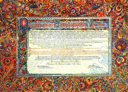 Tematická fotografia: Martinská deklarácia, historický dokument