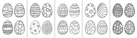 koláž jarných a veľkonočných motívov pre omaľovánky