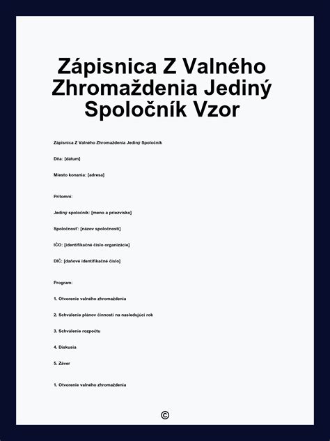 Schéma štruktúry orgánov s.r.o. s vyznačením valného zhromaždenia ako najvyššieho orgánu