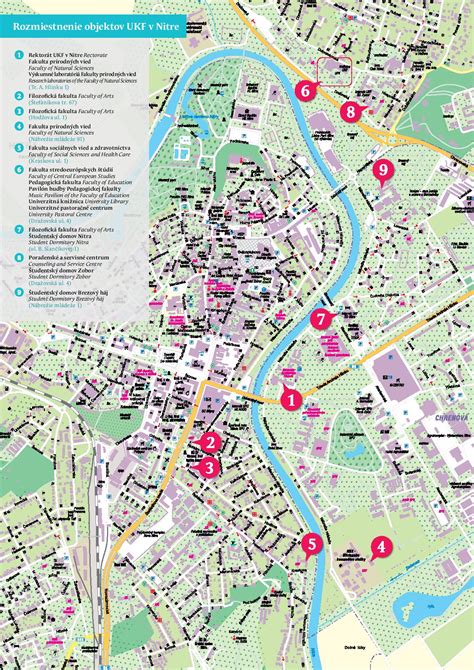 Mapa obce Vydrník s vyznačenými historickými miestami