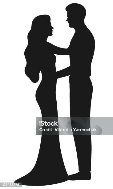 Romantická ilustrácia páru