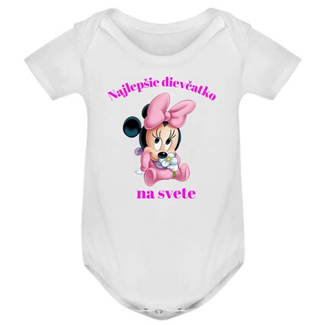 Roztomilé detské body pre dievčatko s nápisom