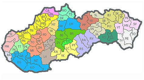 Mapa: Regionálne rozdiely v zvykoch stavania májov na Slovensku