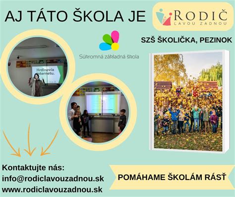 Inforgrafika zobrazujúca piliere školskej komunity: žiaci, učitelia, rodičia a nepedagogickí zamestnanci