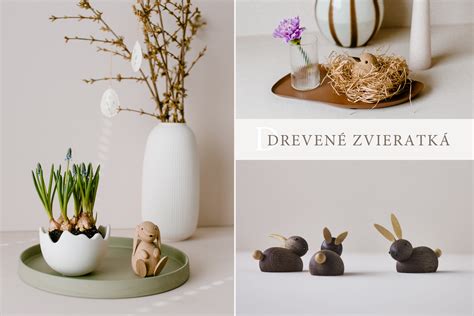 ilustrácia veľkonočnej dekorácie - ručne vyrobené zajačiky