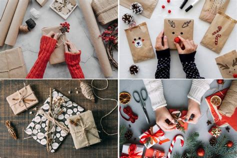 Fotografia vianočne zabalených darčekov s vtipnými ponožkami a praktickým náradím.