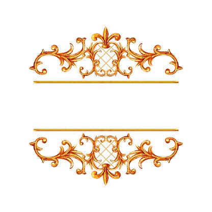 Zlatý ornament so symbolickým zobrazením mena Zlatica