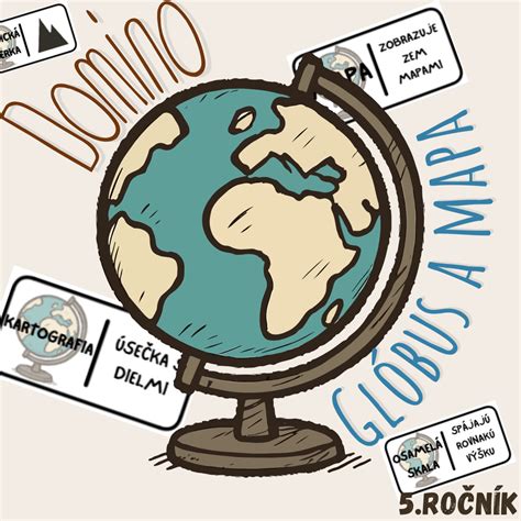 koláž interiérových doplnkov (drevená mapa, aróma lampa, glóbus)