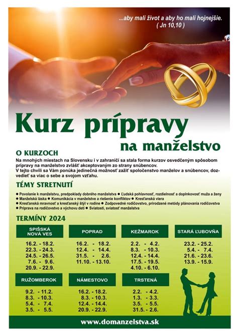 schéma cirkevnej prípravy na manželstvo zahŕňajúca stretnutia na fare a dokumentáciu