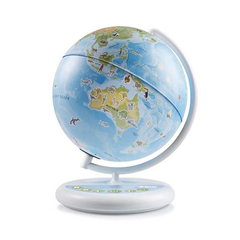 Infografika: Prehľad levitujúcich interiérových doplnkov (glóbus, reproduktor)