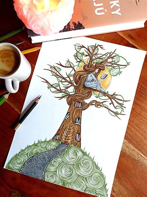 ilustrácia šťastného priateľa s ručne vyrobeným darčekom