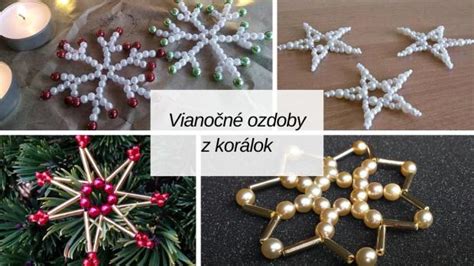 Geometrické ozdoby z korálok na drôtiku