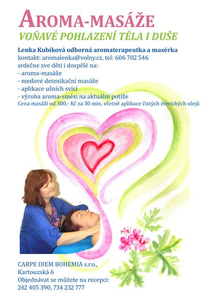 infografika s popisom účinkov aroma masáže a saunového ceremoniálu