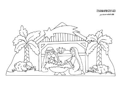 Betlehem z papiera ako hlavná dekorácia, ukážka s figúrkami a maštaľou