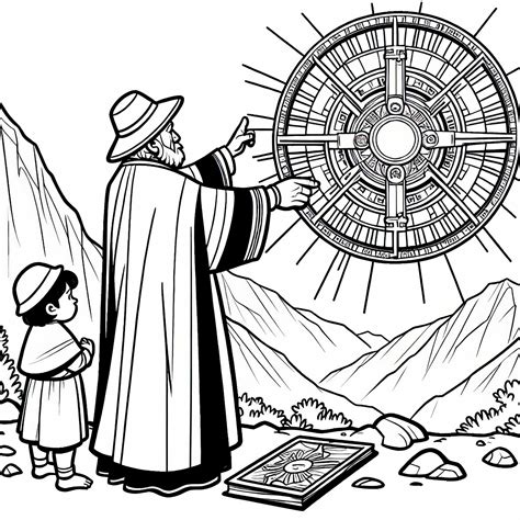 Ilustrácia kňaza krstiaceho dieťa