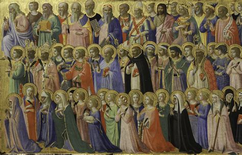 Stredoveká iluminácia: Sviatok Všetkých svätých