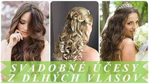 Tematické foto nevesty s krásnym svadobným účesom z dlhých vlasov