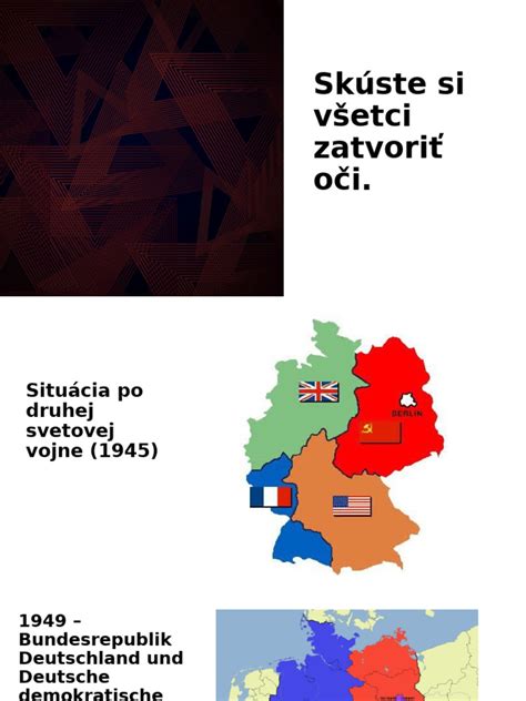 Schéma rozdelenia Berlína a priebeh Berlínskeho múru