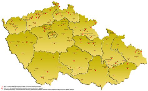 Mapa s vyznačenými lokalitami pre firemné večierky v Bratislave