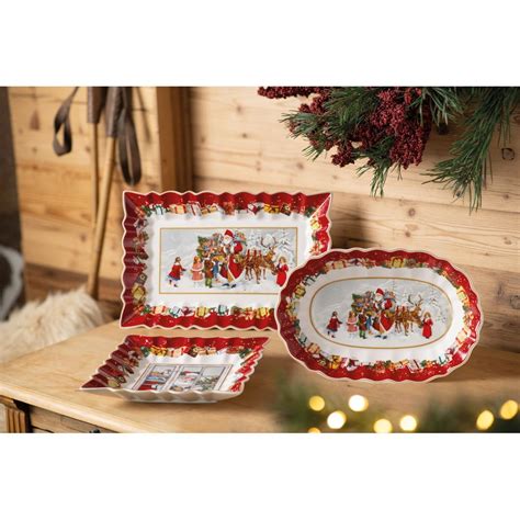 Vianočný porcelánový servis Villeroy & Boch s motívom zimnej krajiny
