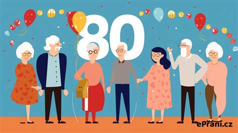 Vtipná ilustrácia oslavy menín s tortou a balónikmi