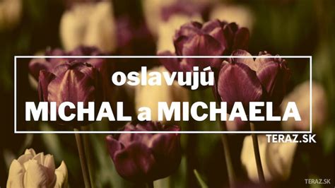 Michal a Michaela oslavujú meniny - ilustračné foto