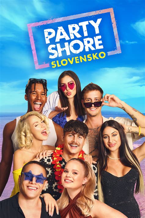 logo reality šou Party Shore Slovensko alebo ilustračné foto mladých ľudí na chorvátskom pobreží