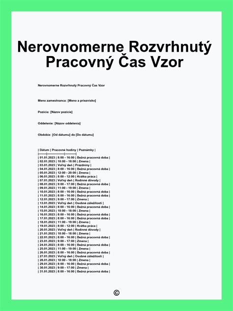 Infografika: Porovnanie rovnomerného a nerovnomerného rozvrhnutia pracovného času