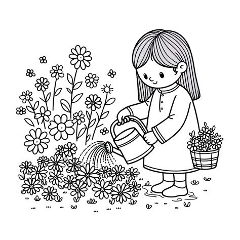 Dieťa vyfarbuje maľovanku s kvetmi pre mamu