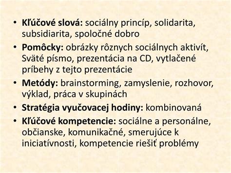 Schéma štruktúry a cieľov ľudových hnutí v kontexte sociálnej náuky Cirkvi