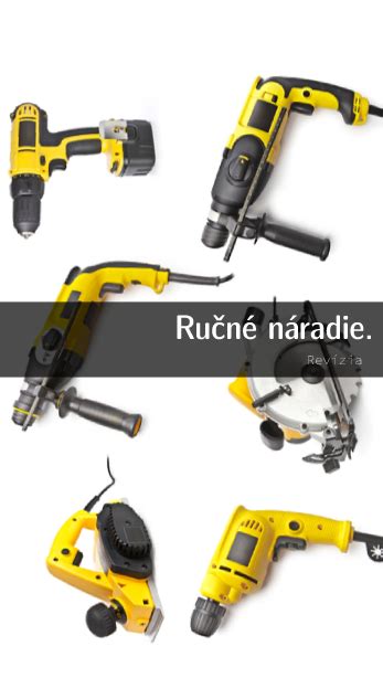 Infografika: rôzne typy elektrického a aku náradia s popisom