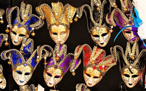 Benátsky karneval s maskami
