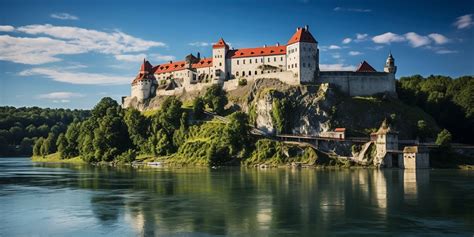 Hrad Burghausen s adventnou výzdobou