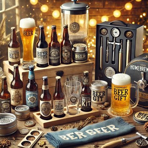 Koláž: rôzne darčeky pre muža (hodinky, pivo, kniha, personalizovaný pohár)