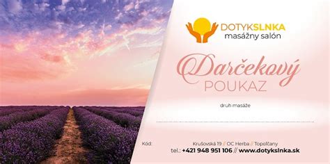 Ilustrácia: darčeková poukážka na masáž alebo wellness pobyt