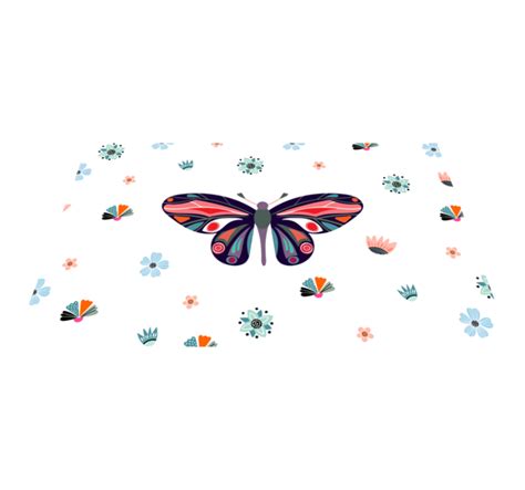 Ilustrácia motýľa, symbolizujúceho meno Vanesa, s jemnými prechodmi farieb.