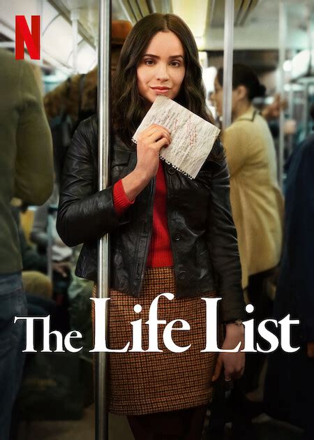 Filmový plagát alebo scéna z filmu The Life List od Netflixu