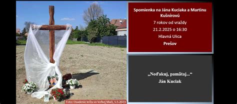 Pamätné zhromaždenie za Jána Kuciaka a Martinu Kušnírovú