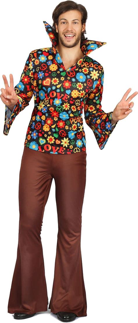 Muž v rôznych karnevalových kostýmoch (80. roky, Hippie, Mim, Superhrdina)